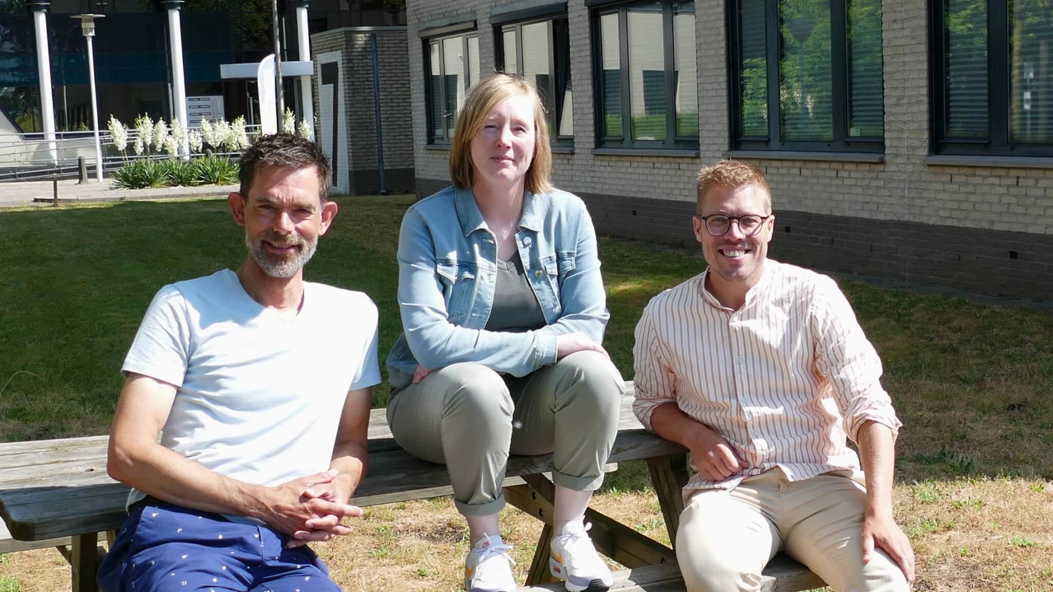 Rolf, Melanie en Joop