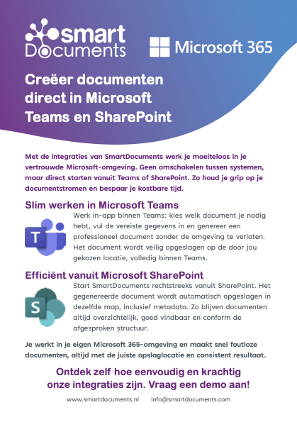 SmartDocuments-integraties-Teams-SharePoint
